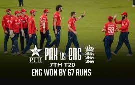 England thrash Pakistan by 67