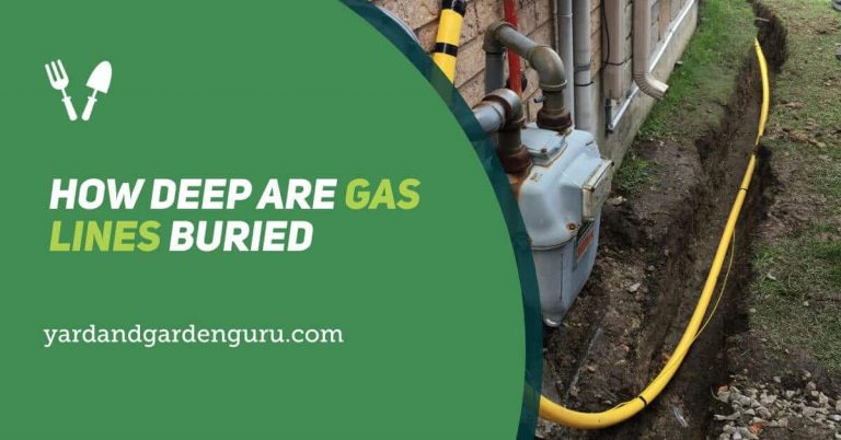 How deep are gas lines grounded?