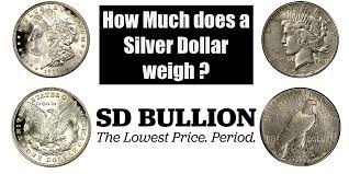 How Much Does a Silver Dollar Weigh?