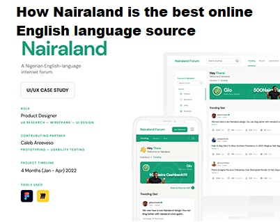 How Nairaland is the best online English language source